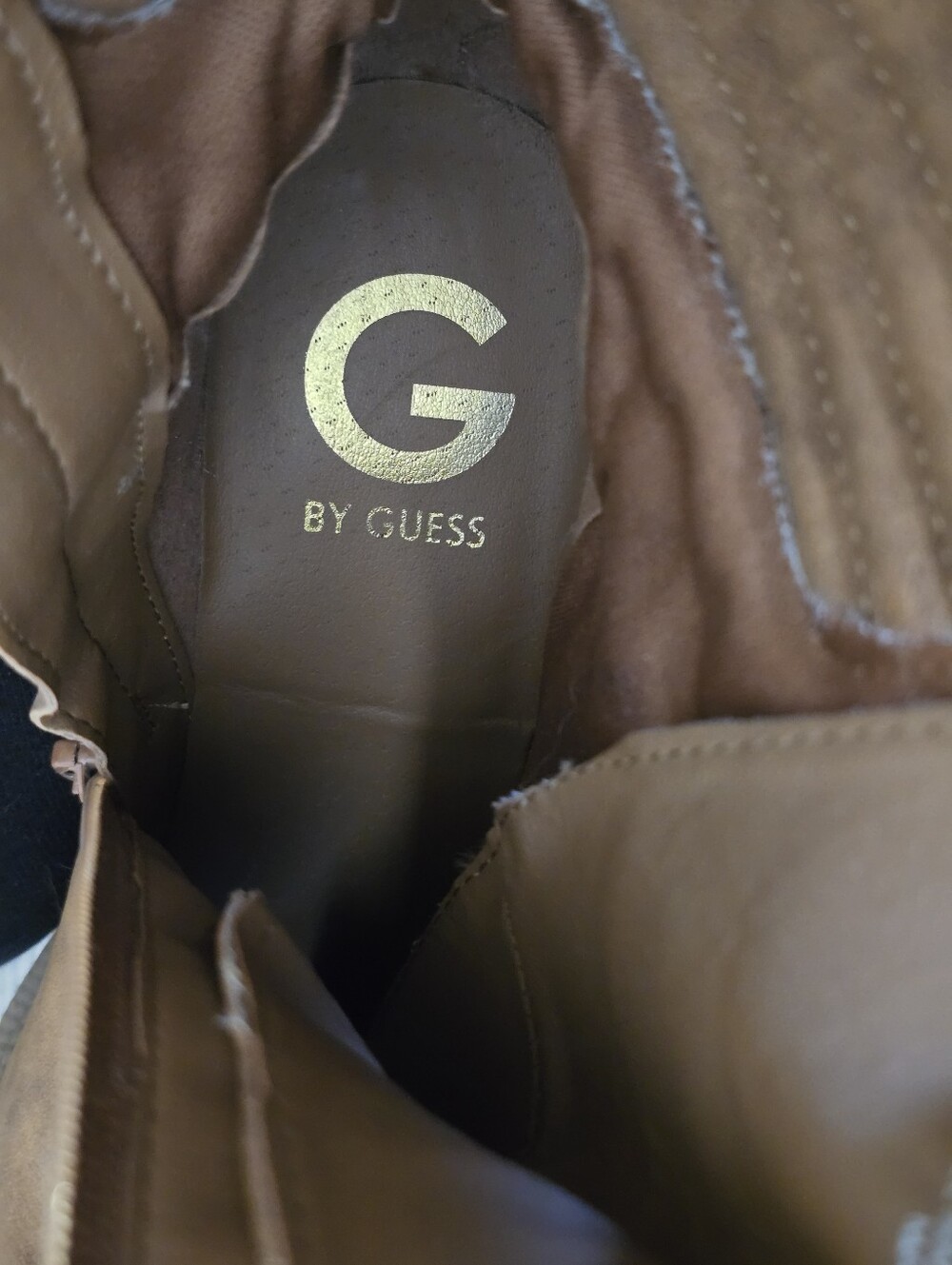G by Guess Combat Style Lace Up Heeled Boot Size 8 GGJETTI - Picture 4 of 8